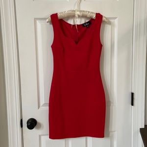 Lulu’s red bodycon dress in size Small.